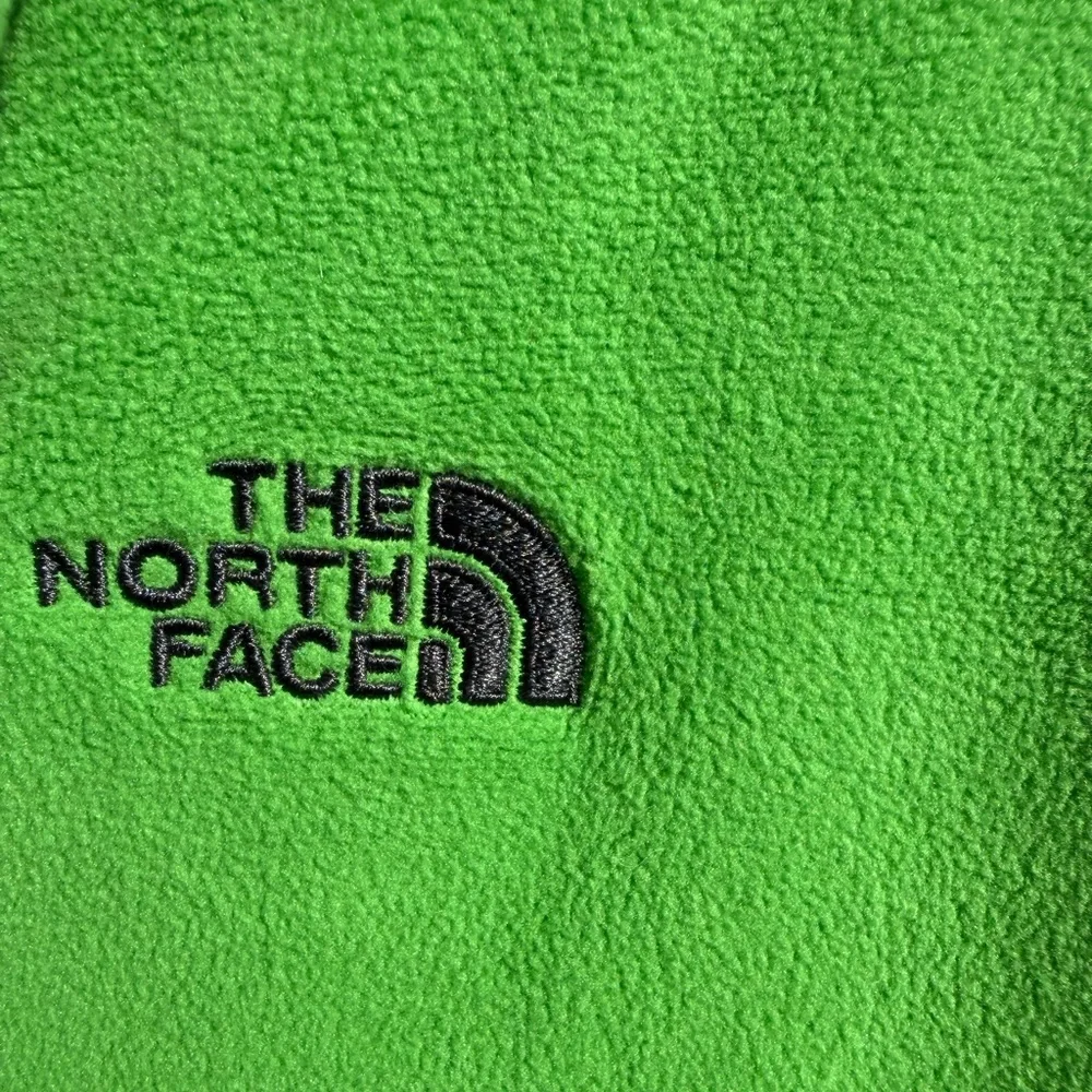 The North Face Quarter Zip Fleece Pullover Green Size L Men’s